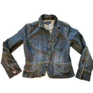 Bandolinoblu Denim Jean Jacket Size Large